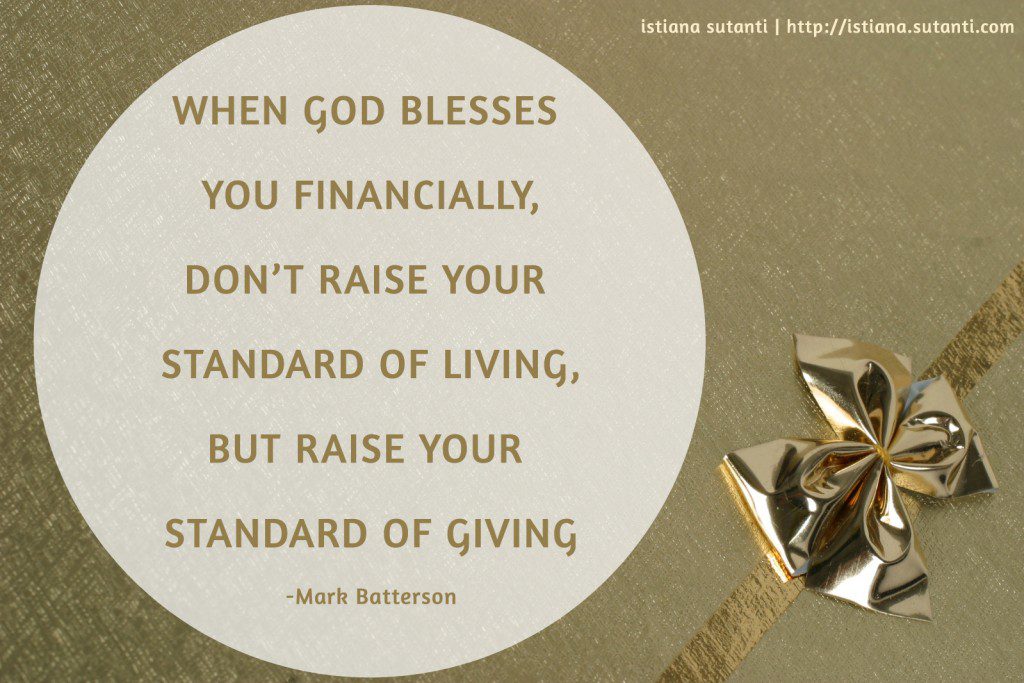 Raise Standard Of Giving