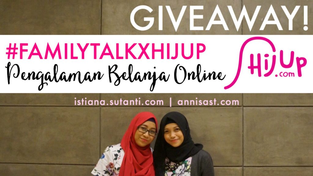 #FAMILYTALKXHIJUP Giveaway Hari Belanja Nasional