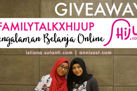 #FAMILYTALKXHIJUP Giveaway Hari Belanja Nasional