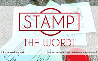 playful wednesday - stamp the word