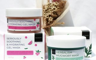 herbalism mugwort mask and seriously soothing & hydrating gel mask