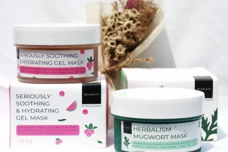 herbalism mugwort mask and seriously soothing & hydrating gel mask