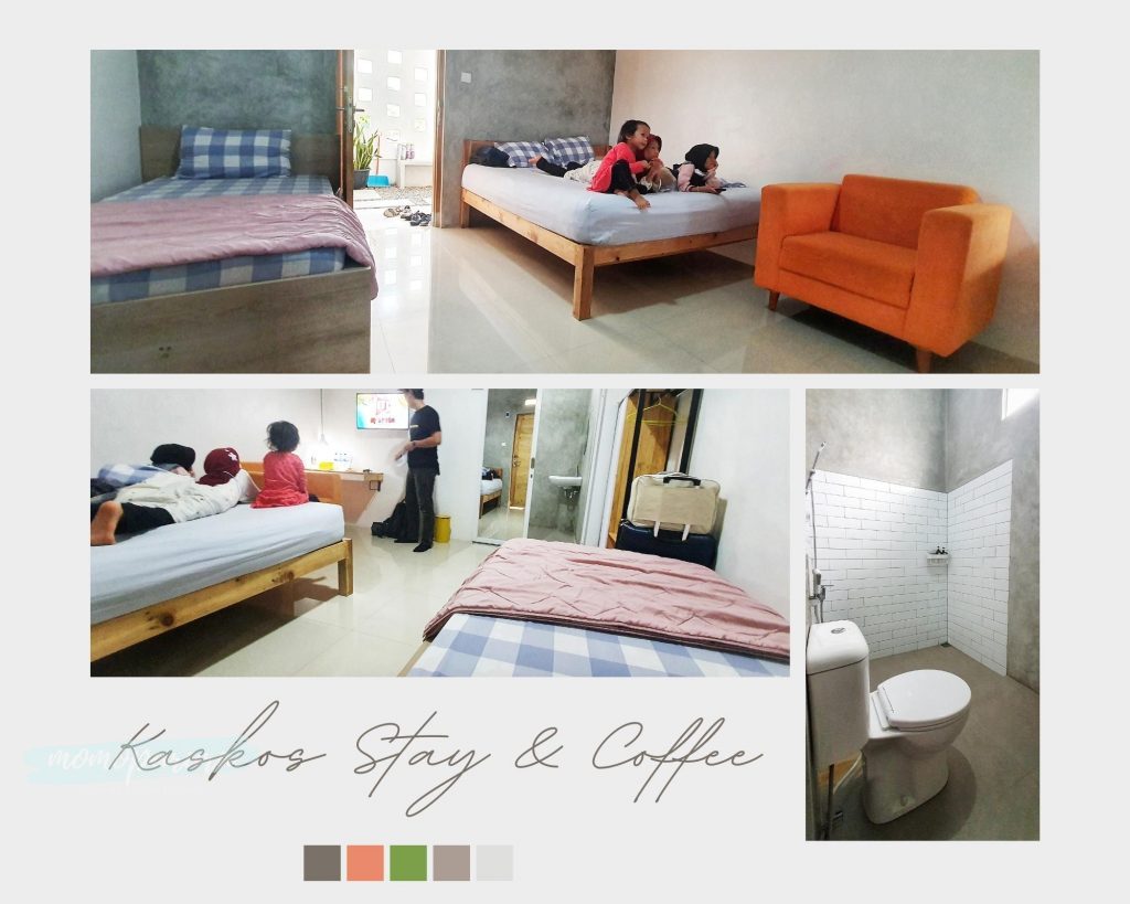 Desain Kamar Kaskos Stay & Coffee Lampung