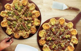 Frankfurter BBQ Pizza Hut
