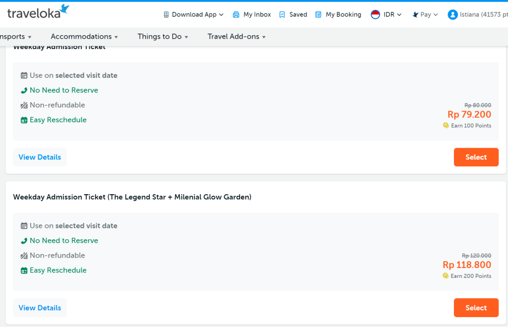 Tiket Milenial Glow Garden di Traveloka