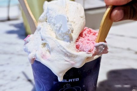 Pilihan es krim adik