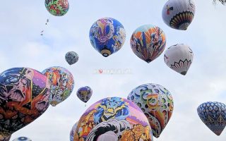Balon Udara Wonosobo di Udara