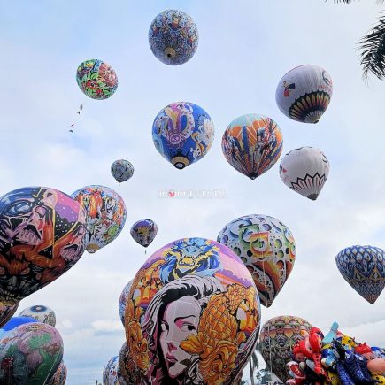 Balon Udara Wonosobo di Udara