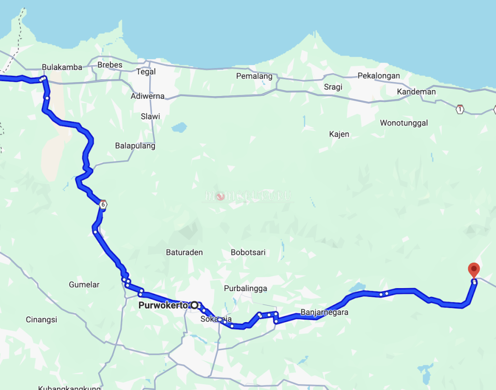 Jakarta - Dieng jalur Pejagan