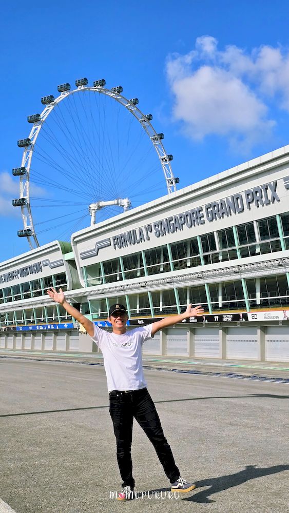 Berfoto di Sirkuit F1 Singapura