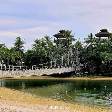 Southernmost Point di pantai Palawan Sentosa