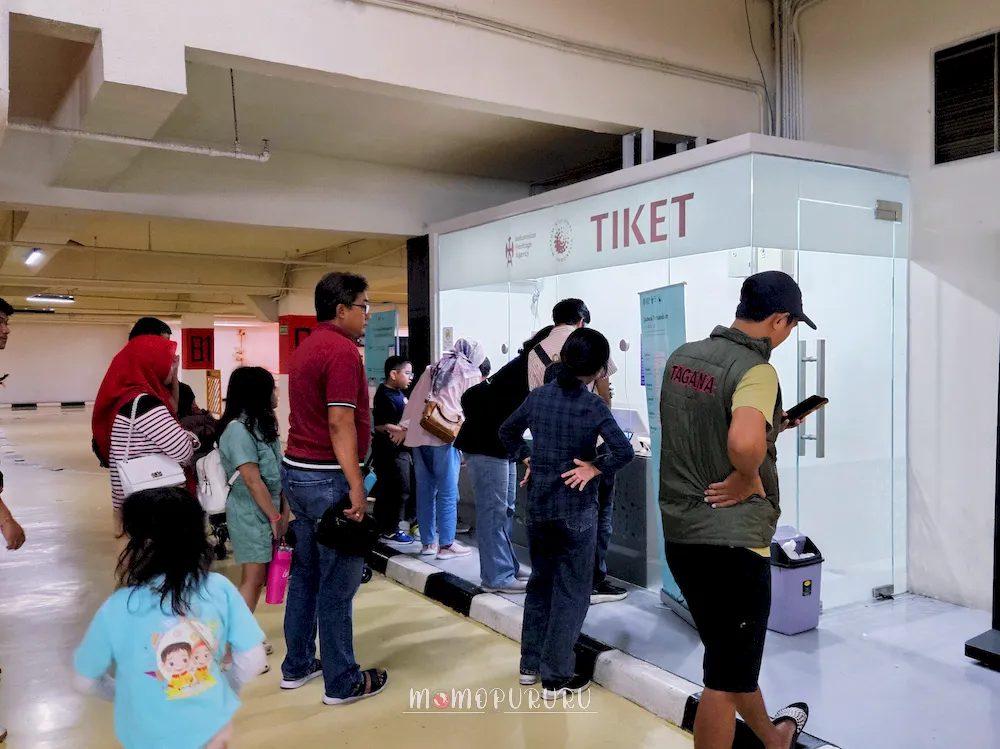 Ticket box B1 museum nasional Indonesia