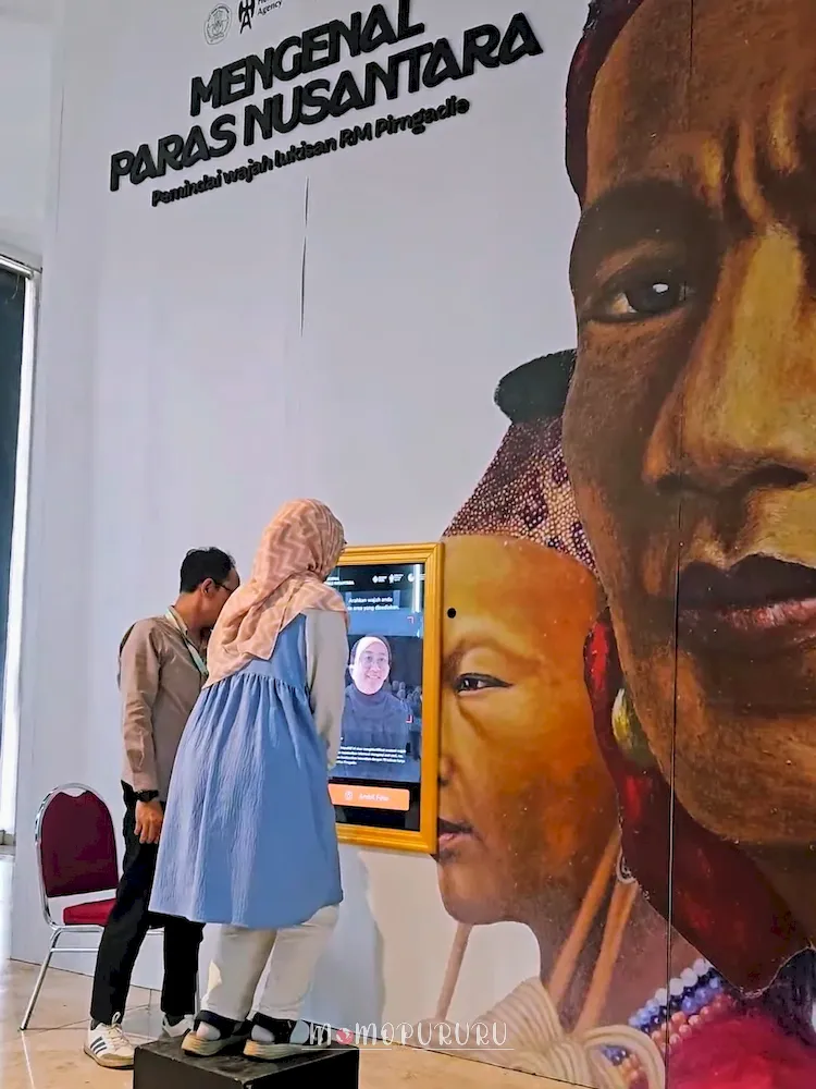Wajah dipindai untuk dicocokkan