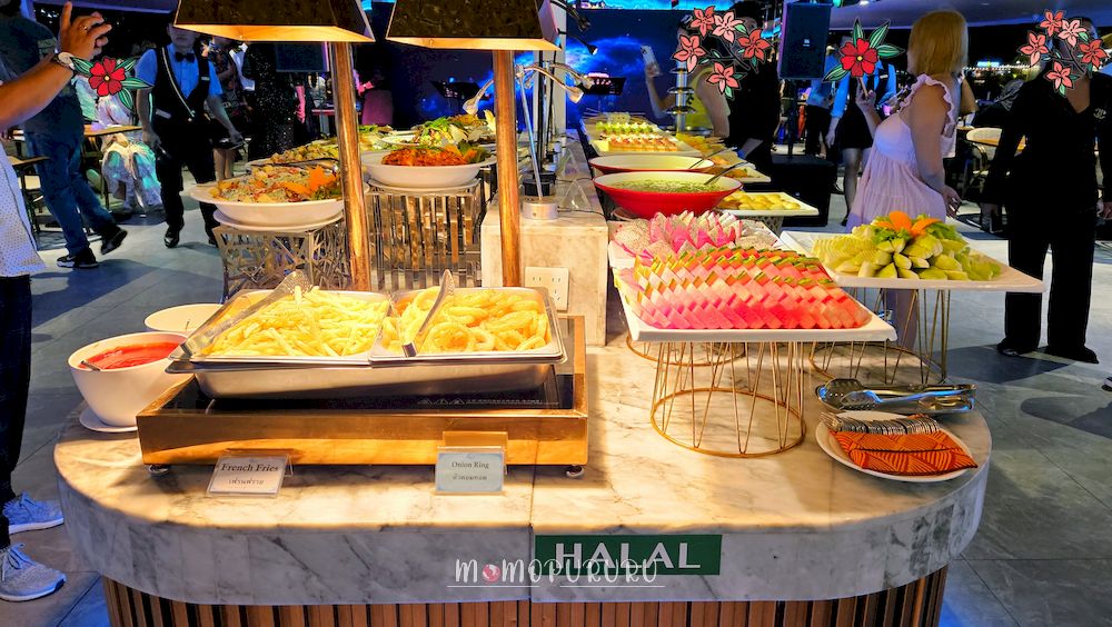 Makanan halal di royal princess dinner cruise