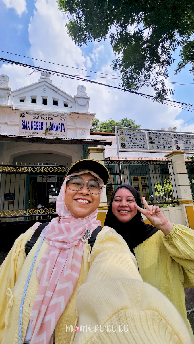 selfie di SMA Boedi Utomo