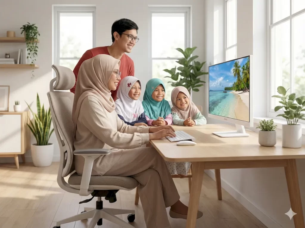 Travel planning with ASUS V400 AiO Series