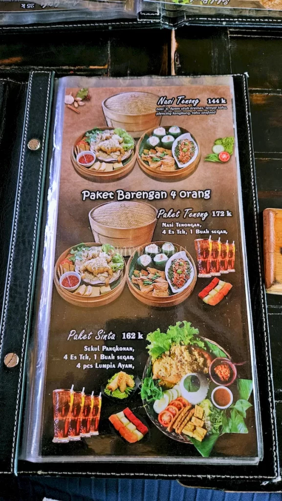 Menu makanan