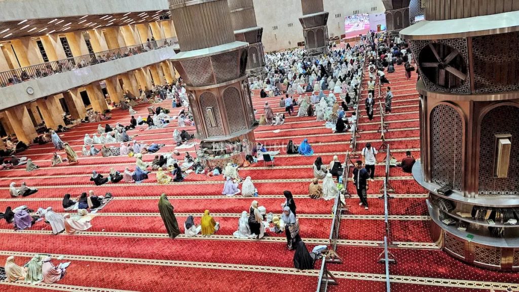 Terhitung kosong untuk masjid Istiqlal